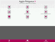 Tablet Screenshot of agglo-perigueux.fr